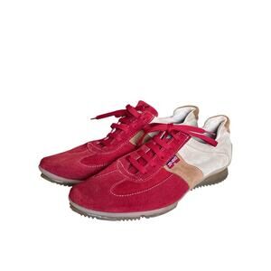 MADE IN ITALY Design Brand Suede Leather Italian Luxury Elegant Sneakers Lace 37